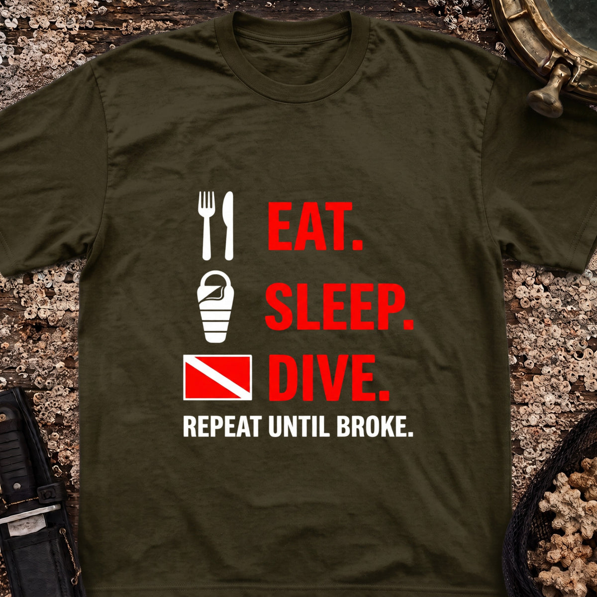 Eat. Sleep. Dive. Repeat T-Shirt