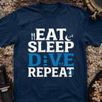 Eat Sleep Dive Repeat T-Shirt