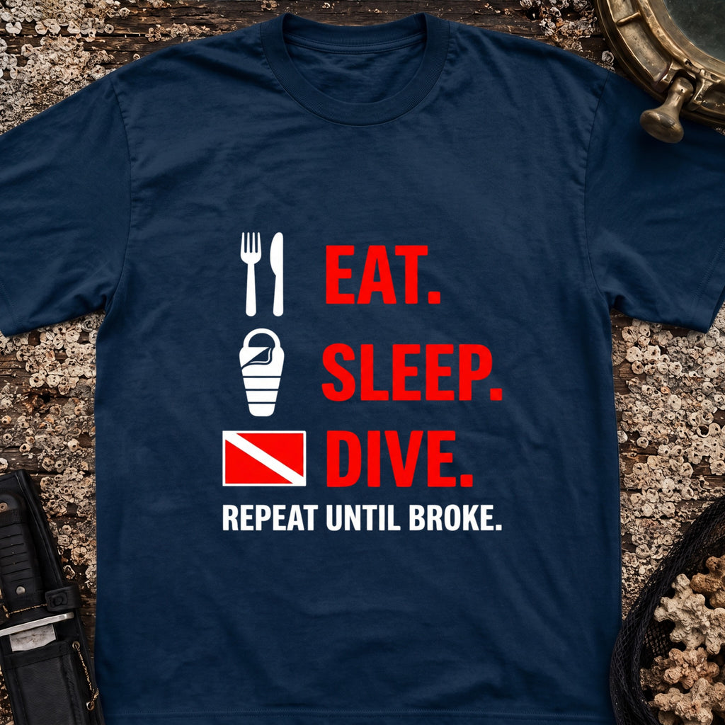 Eat. Sleep. Dive. Repeat T-Shirt