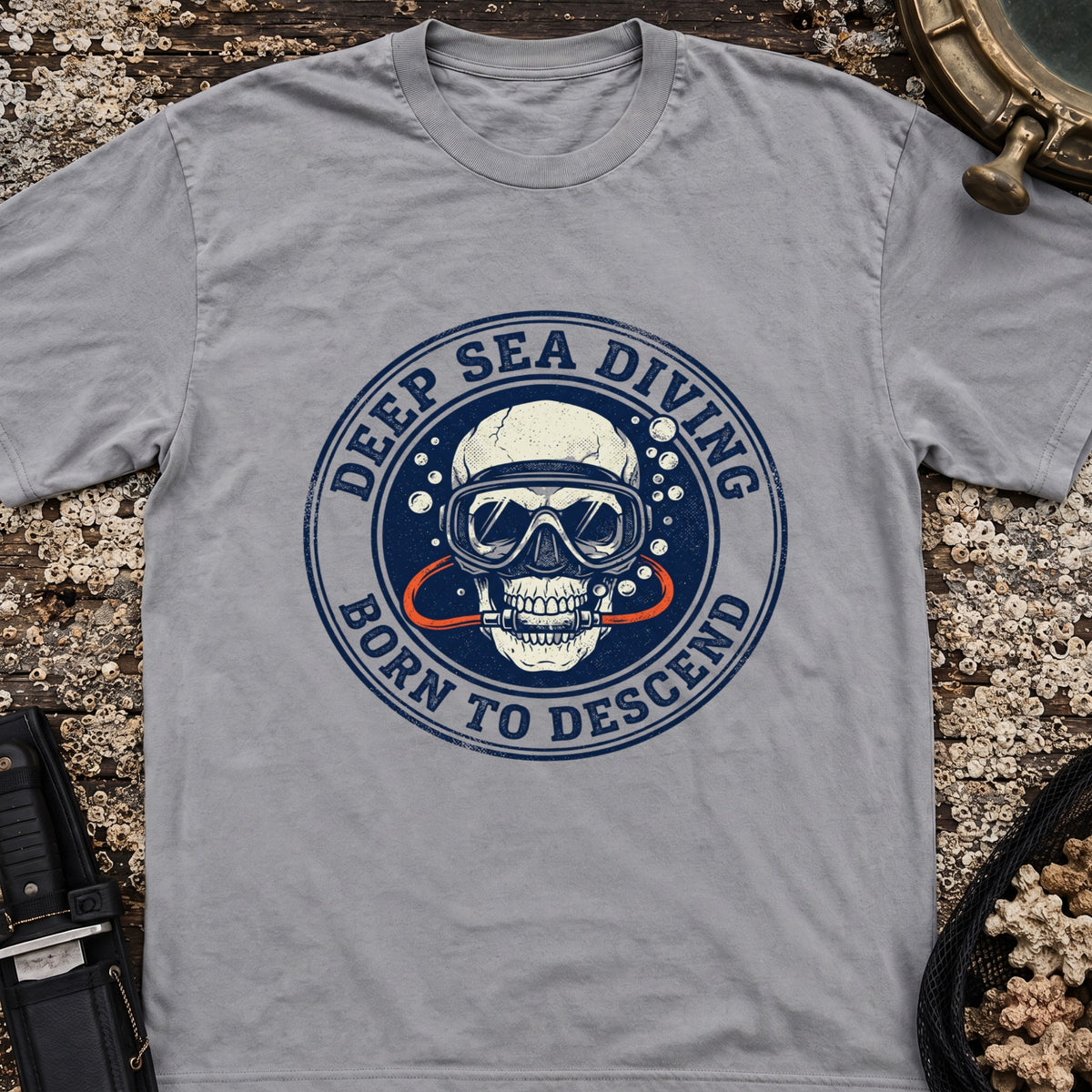 Deep Sea Diving, Born to Descend T-Shirt