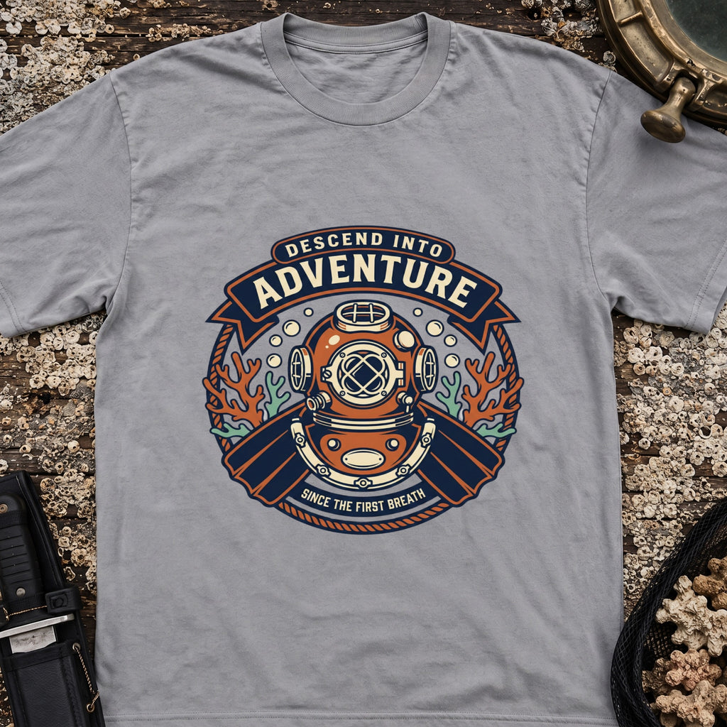 Descend Into Adventure Unisex Softstyle T-Shirt