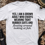Grown Adult Who Enjoys Wearing Tight Rubber T-Shirt