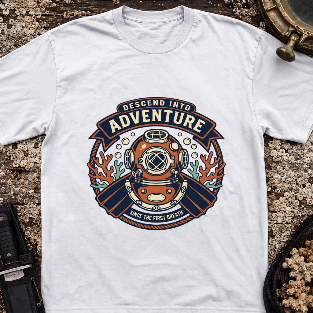 Descend Into Adventure Unisex Softstyle T-Shirt
