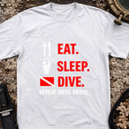 Eat. Sleep. Dive. Repeat T-Shirt