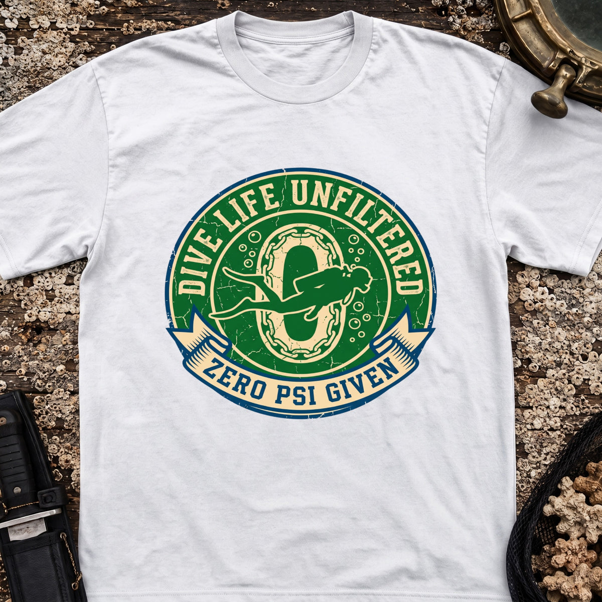 Dive Life Unfiltered Zero PSI Given T-Shirt
